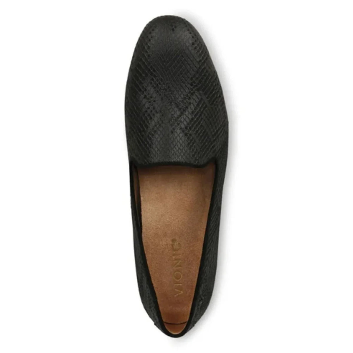 Mocasines de cuero sin cordones color negro