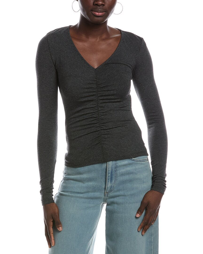 Top con cuello en V