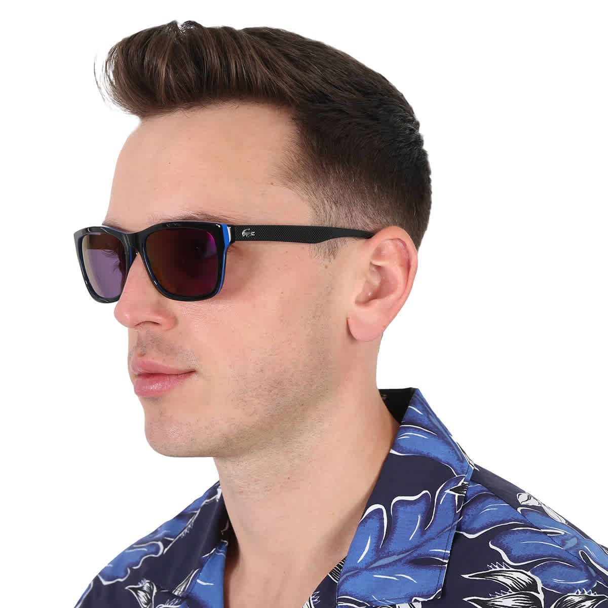 Gafas de sol unisex de montura cuadrada color gris