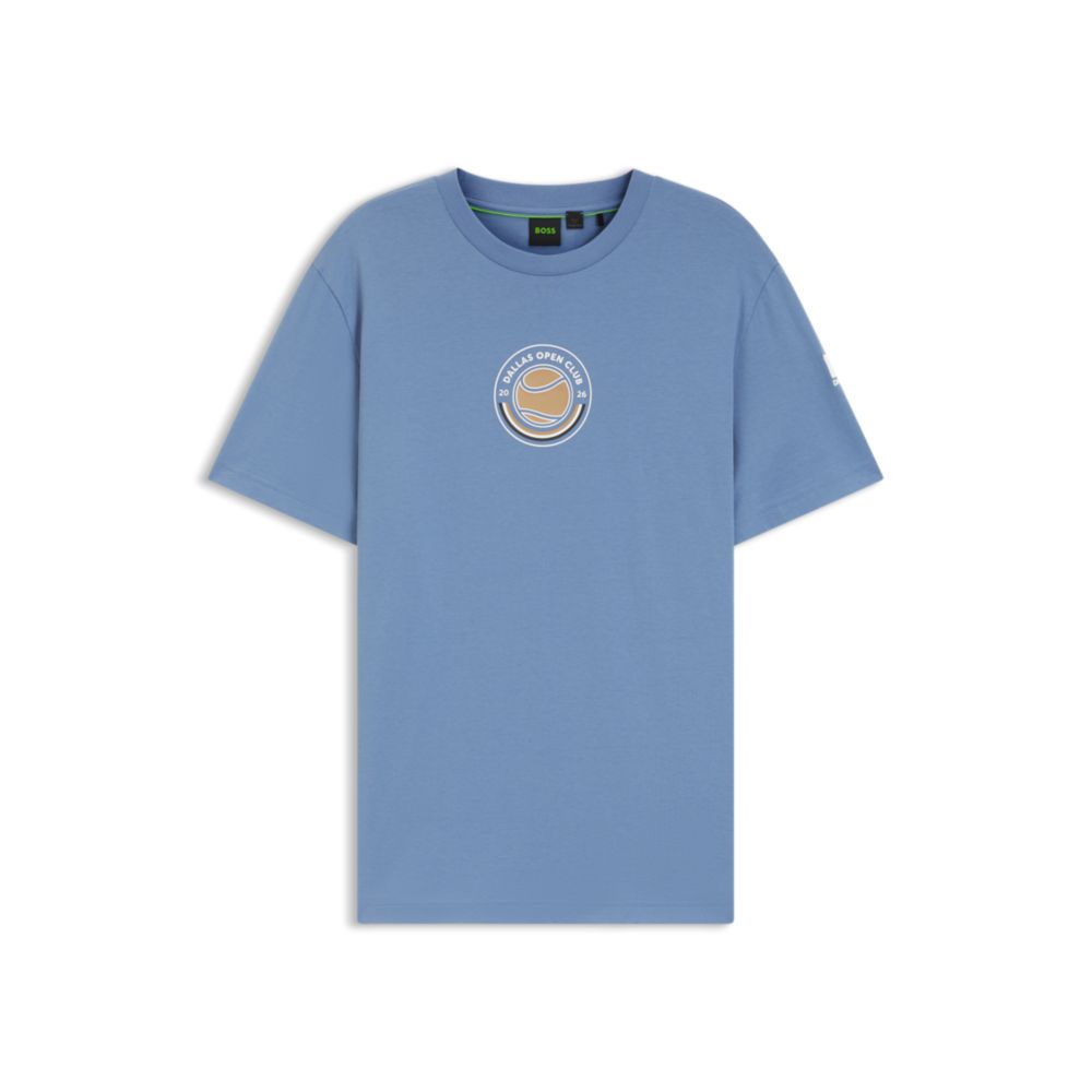 Camiseta de algodón de corte amplio