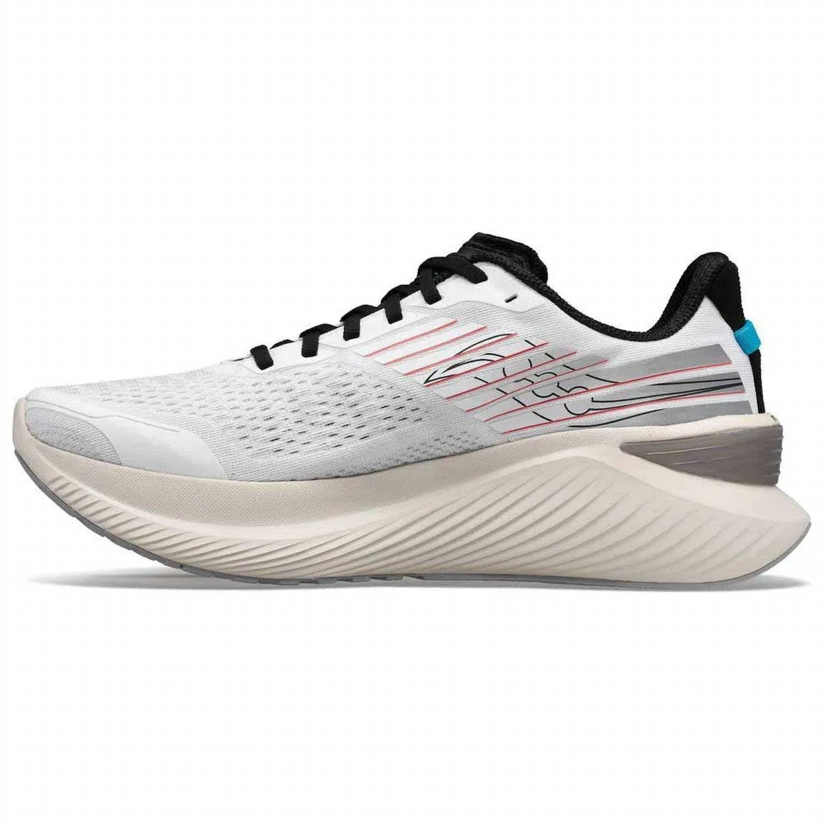 Tenis para correr de hombre color negro y blanco
