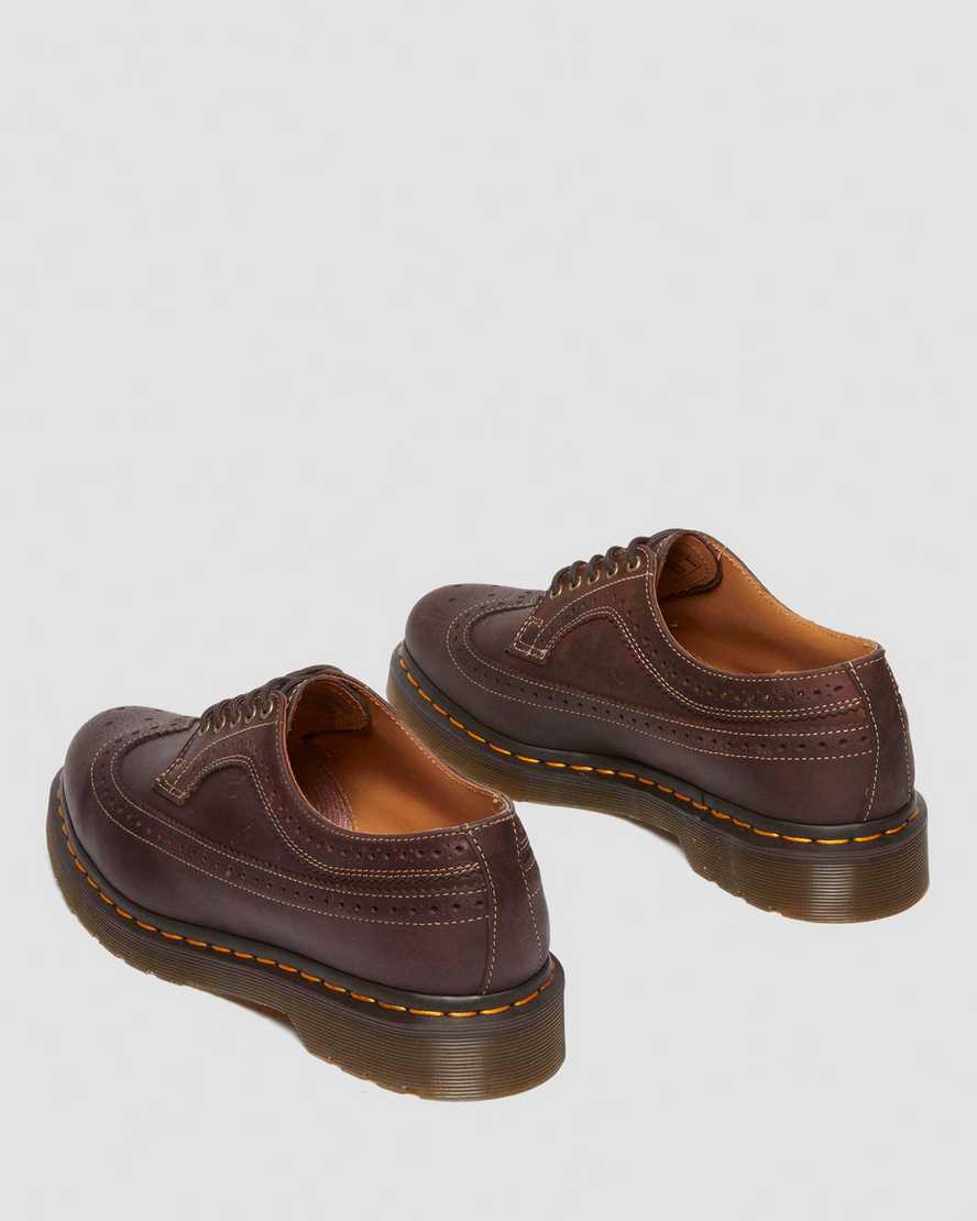 Zapatos de cordones de cuero