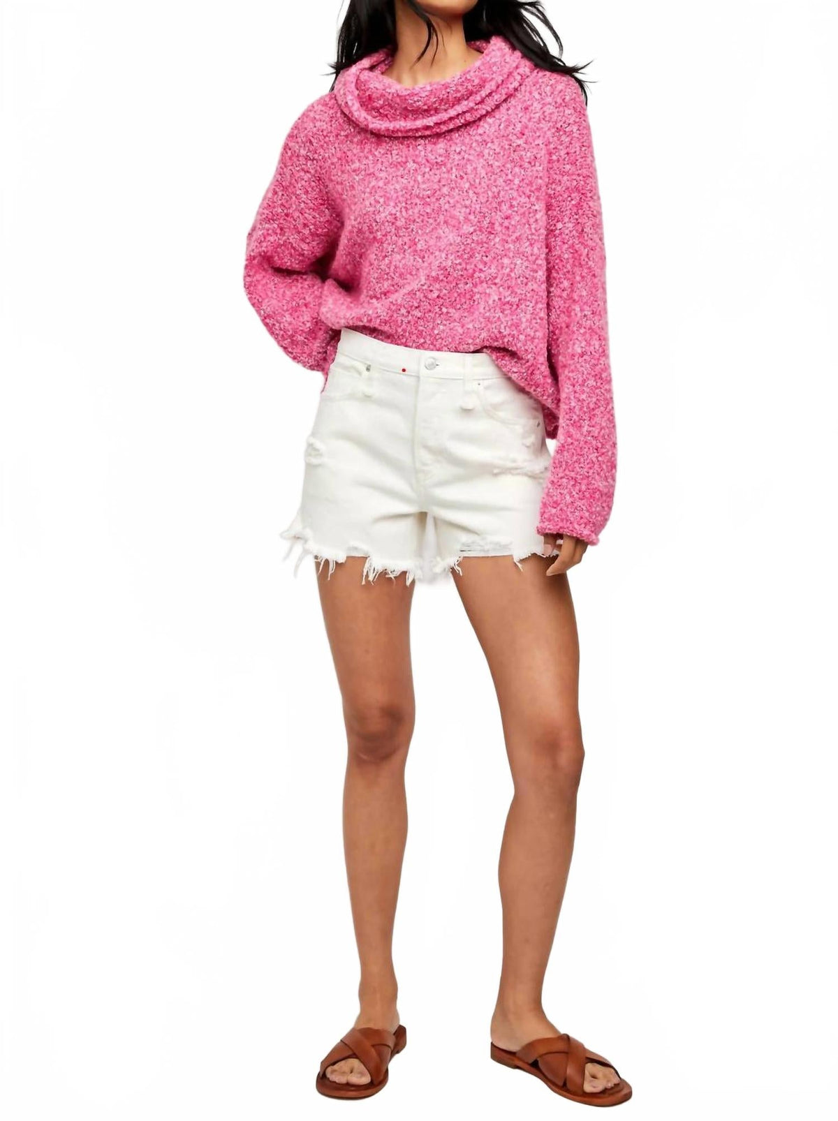 Short color blanco