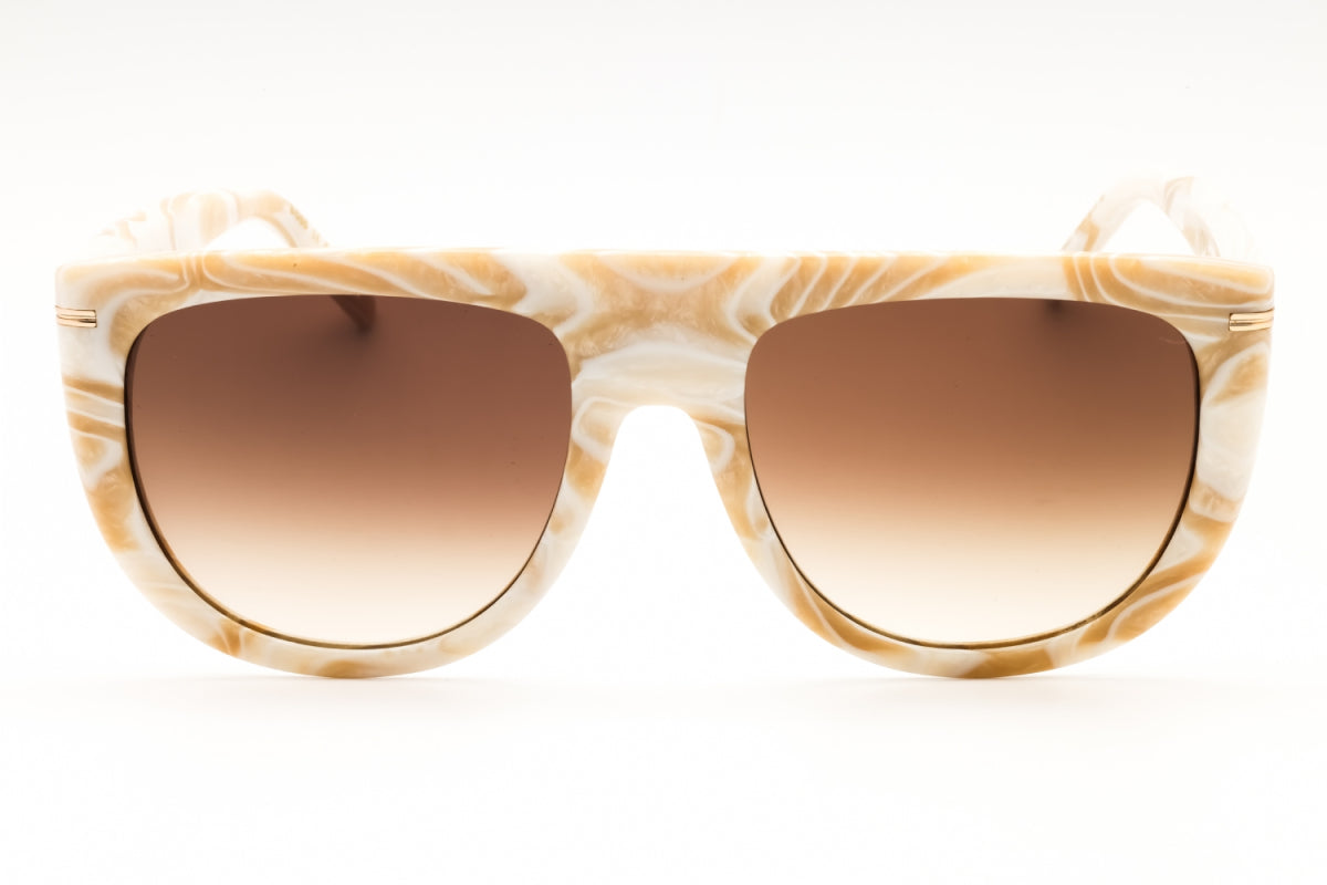 Gafas color café y beige
