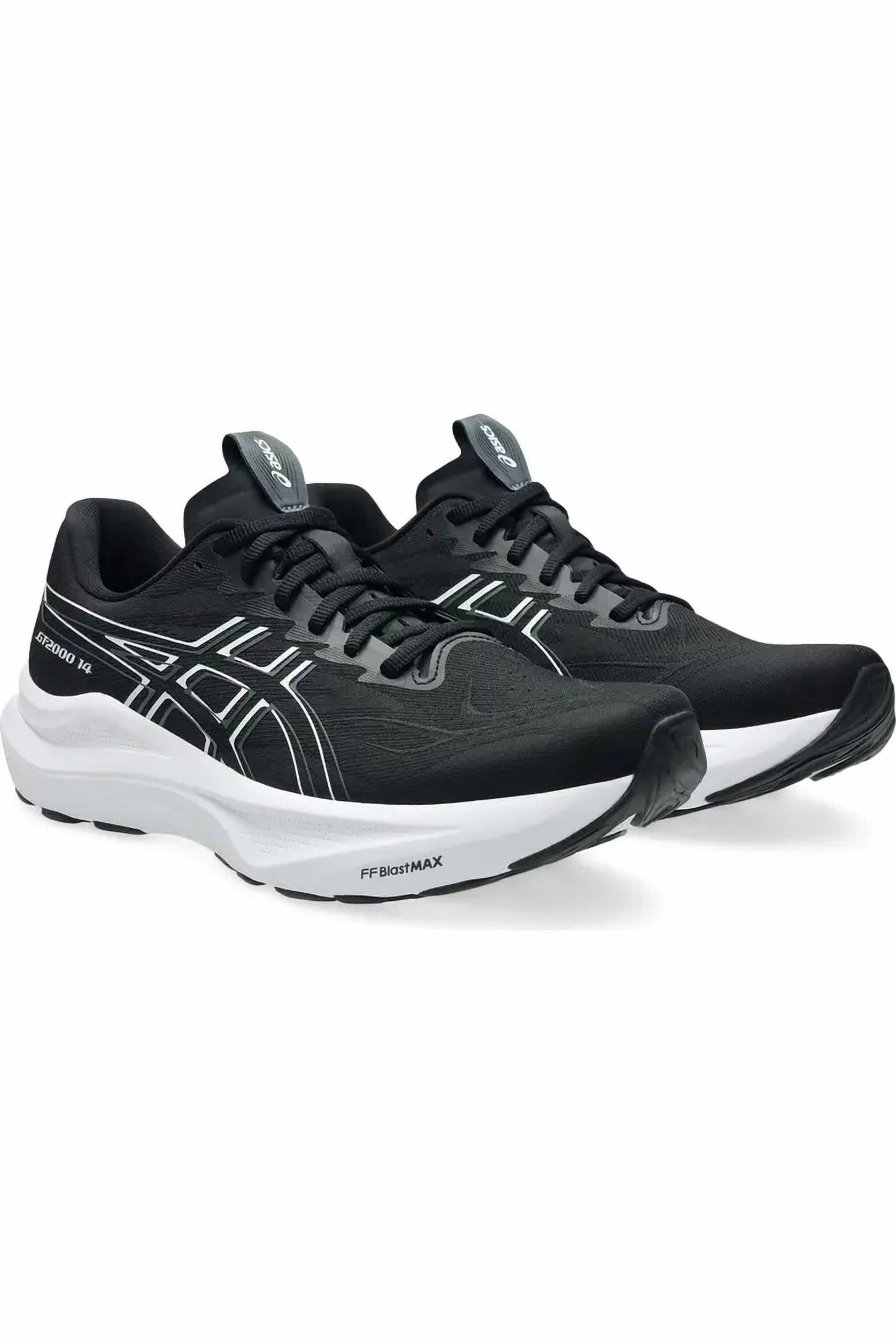 Tenis para correr de hombre color negro y blanco