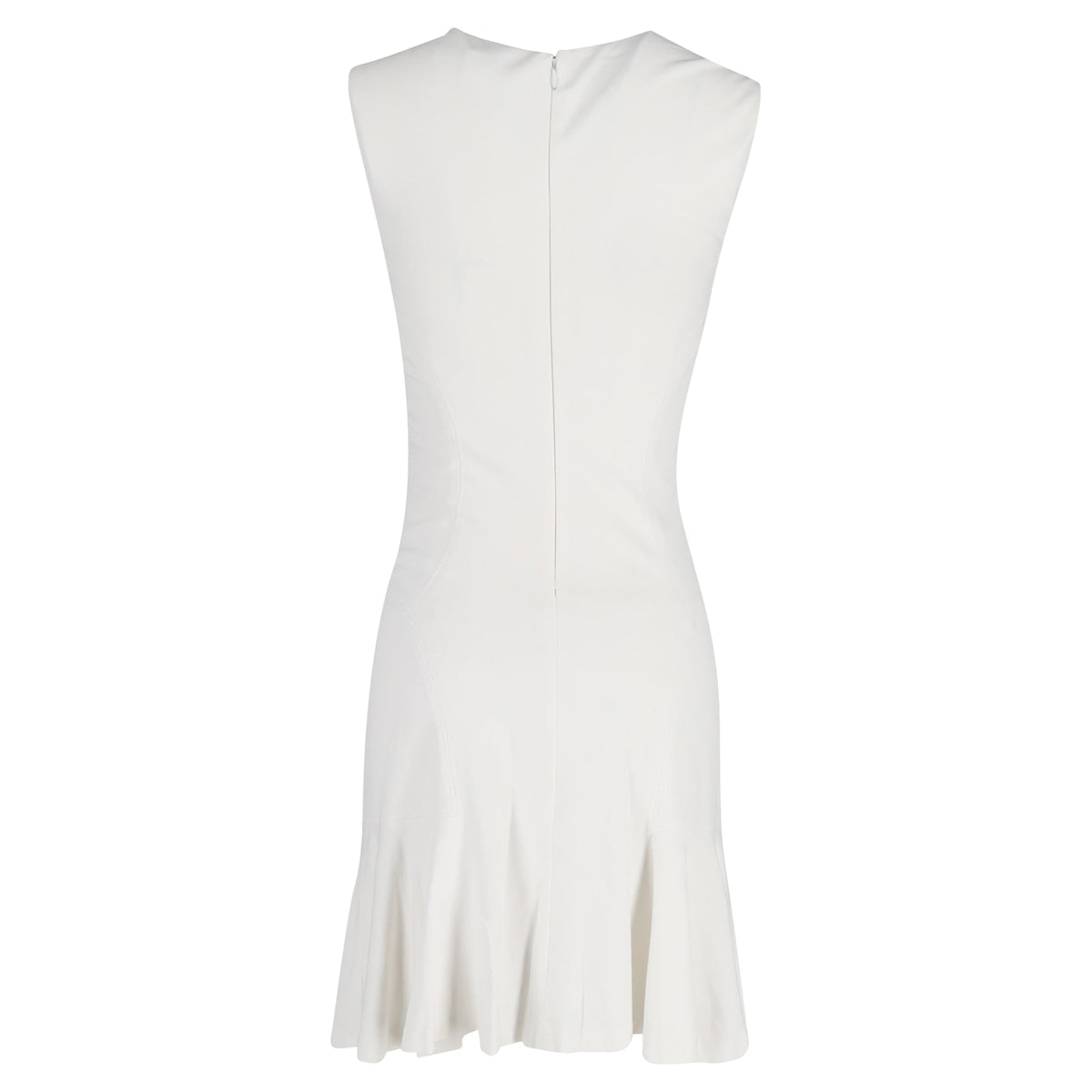 Vestido sin mangas color blanco