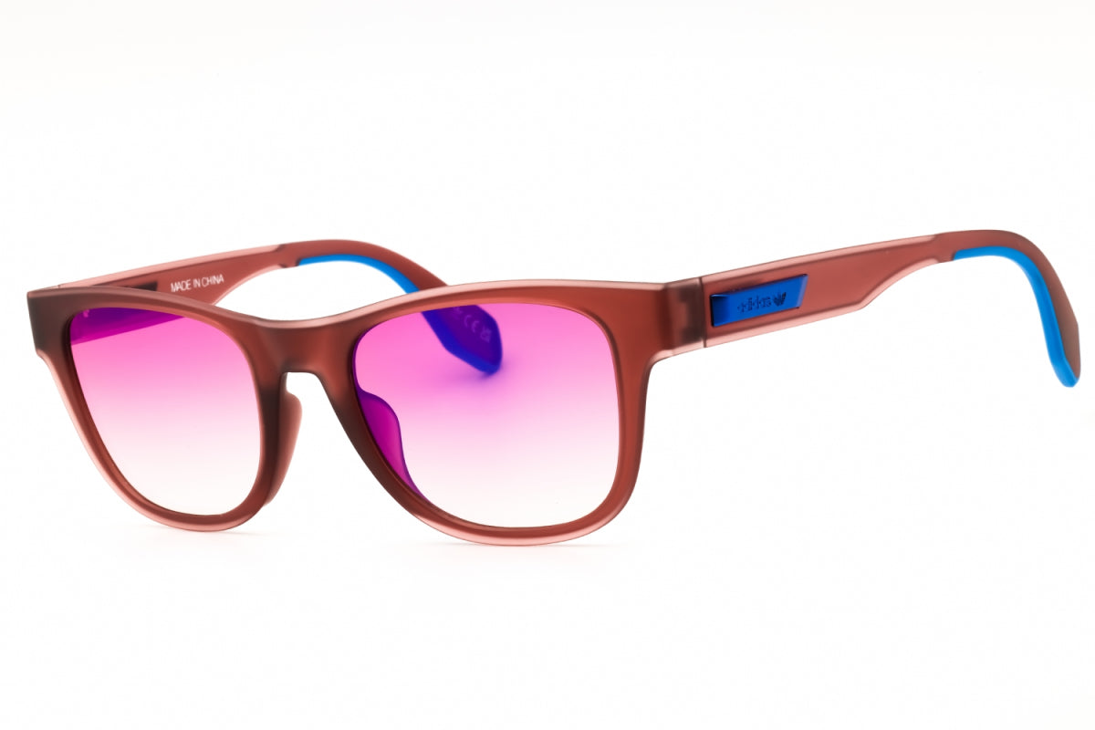 Gafas color rosado y vinotinto