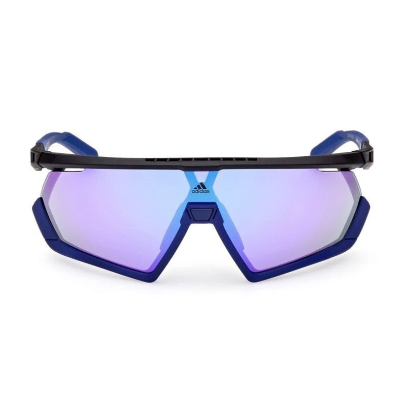 Gafas color negro y azul y violeta