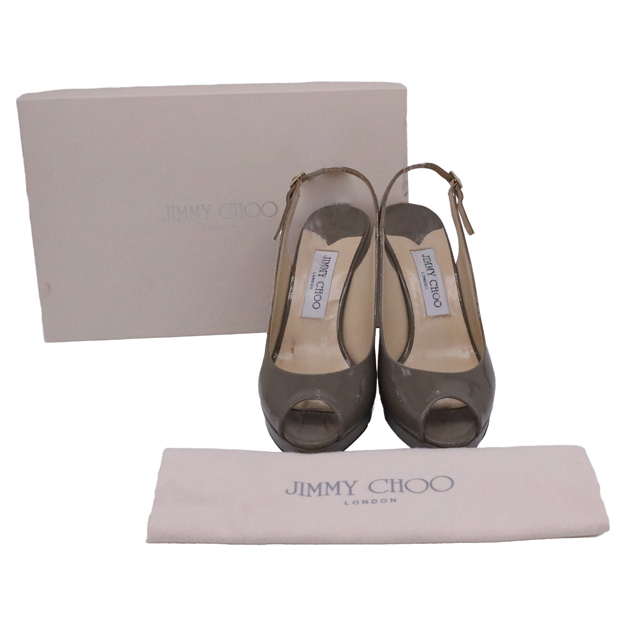 Zapatos de cuero con plataforma color beige