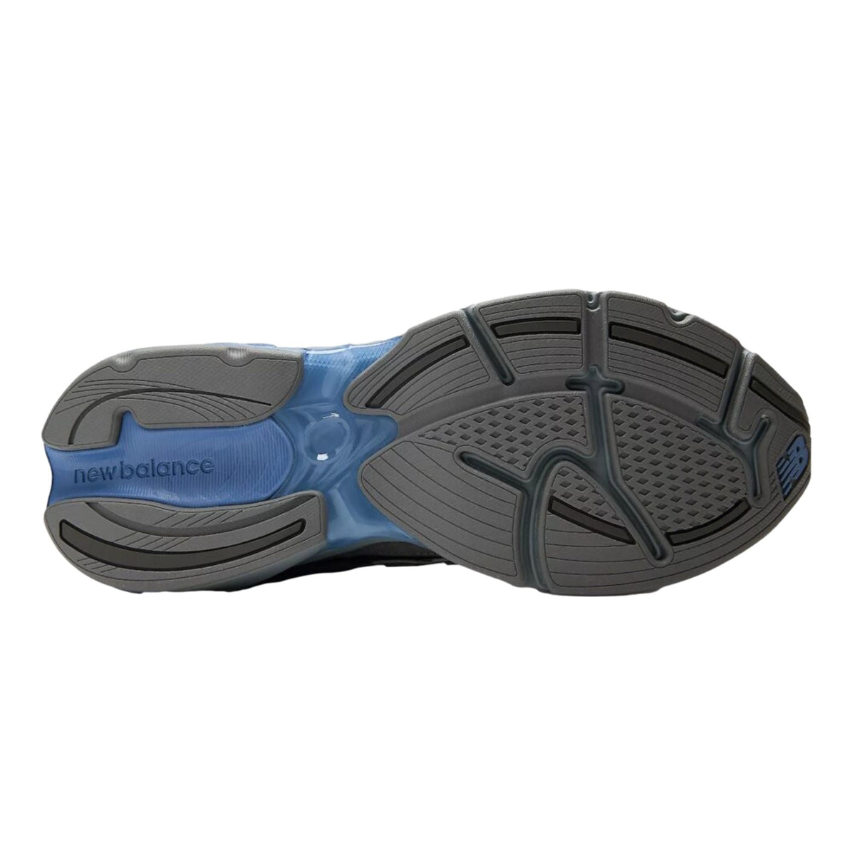 Calzado de hombre color azul y gris