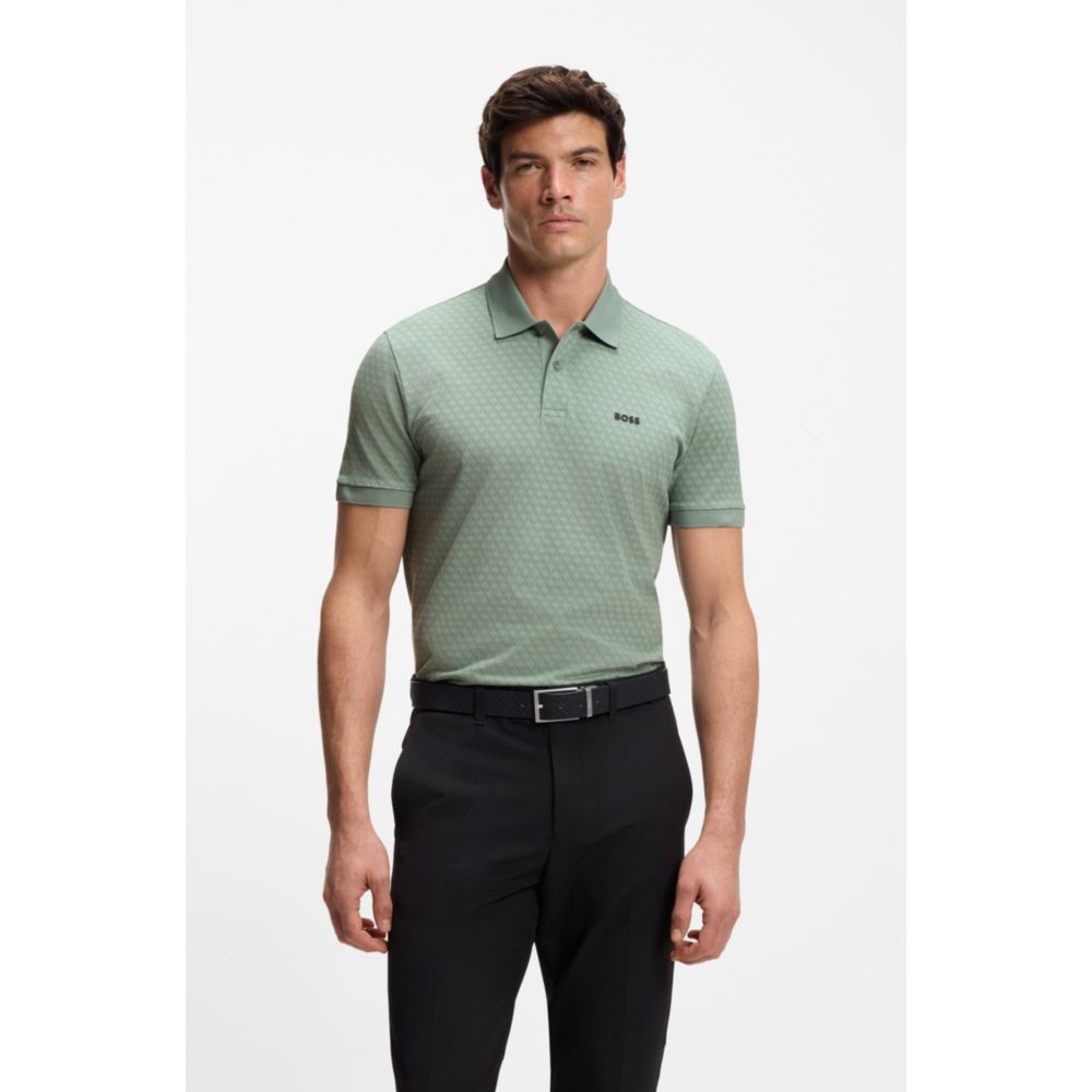 Polo de algodón con estampado