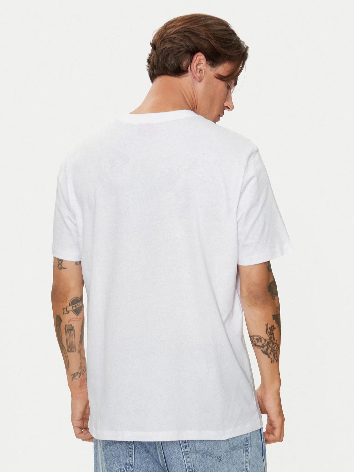 Camiseta de hombre de manga corta color blanco