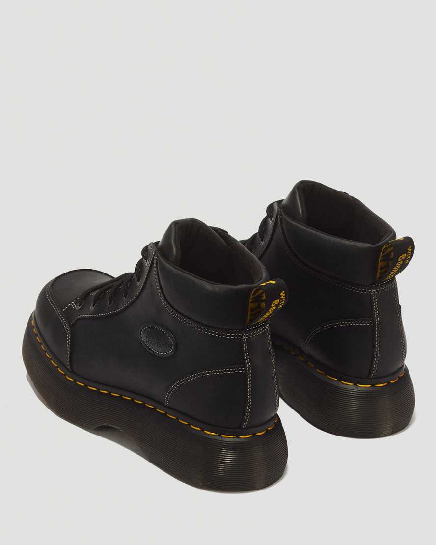 Botas de cuero con cordones