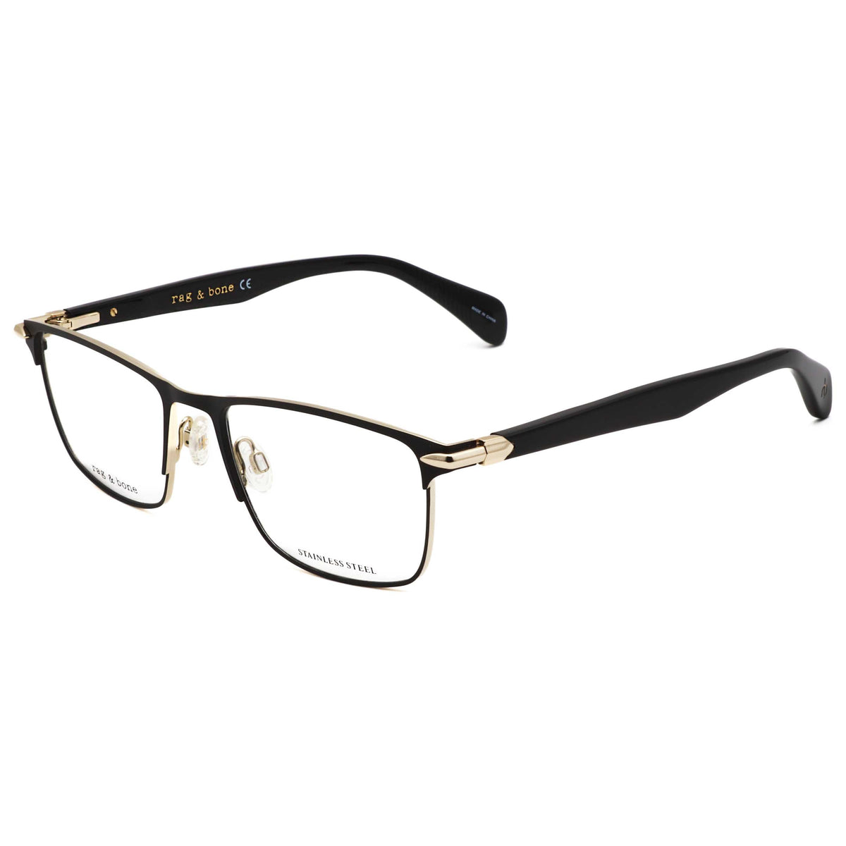 Montura para gafas de hombre 55 mm color negro