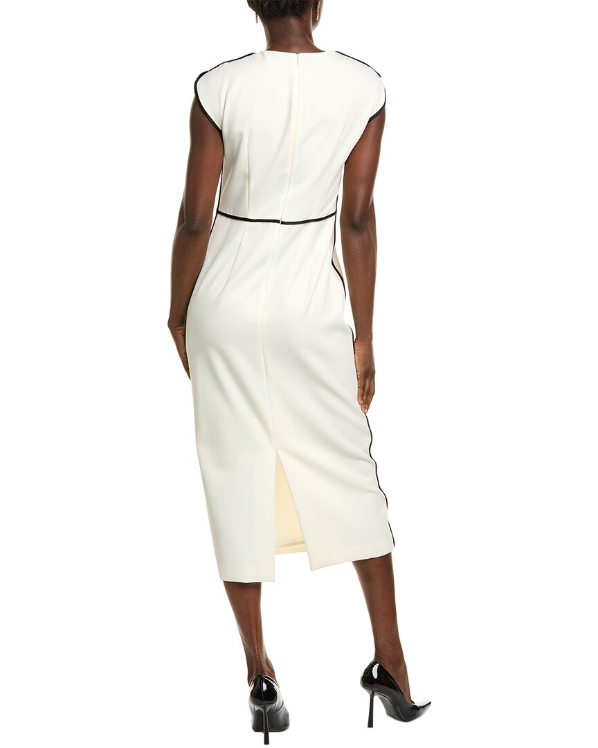 Vestido de mezcla de lana midi