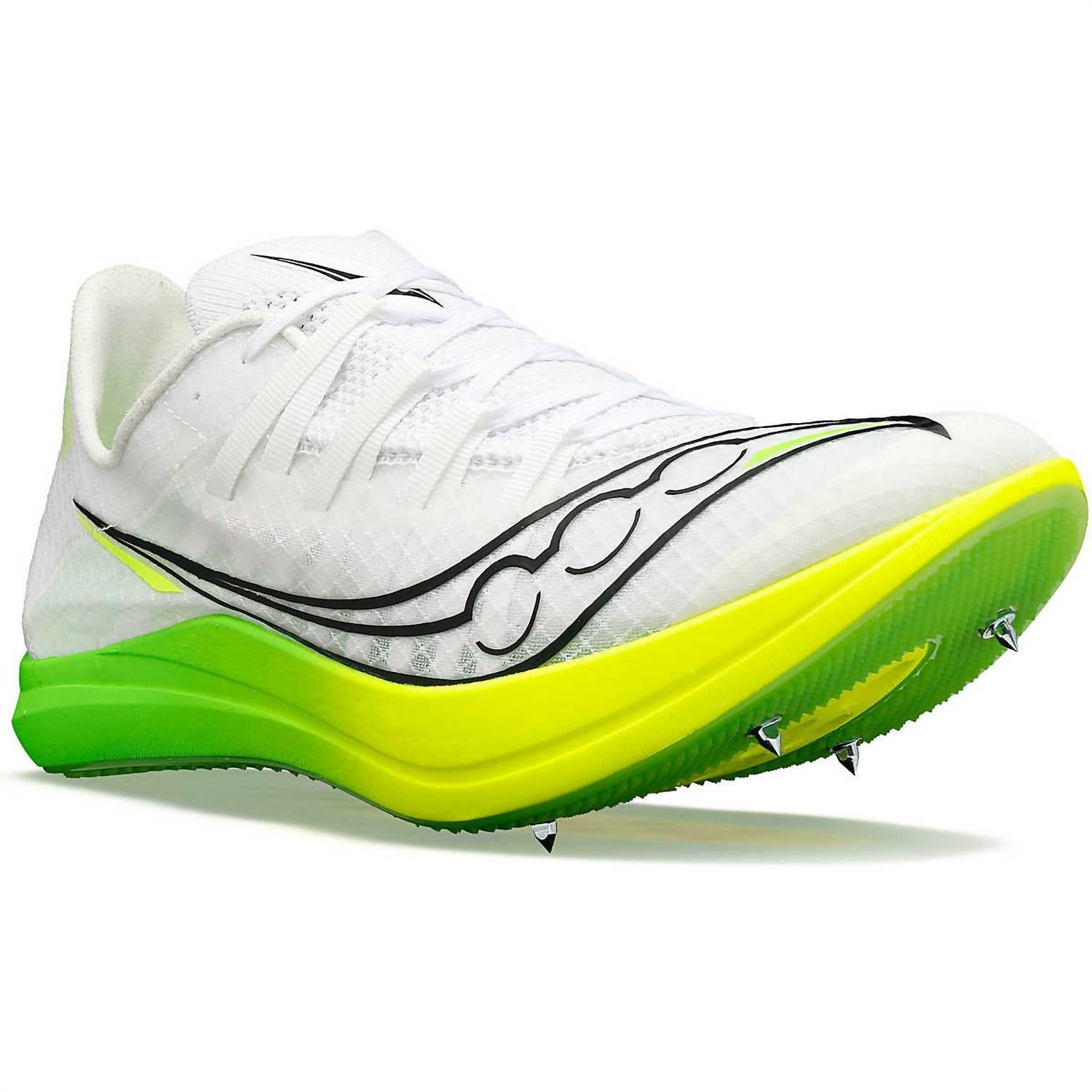 Zapatillas con clavos de hombre color blanco