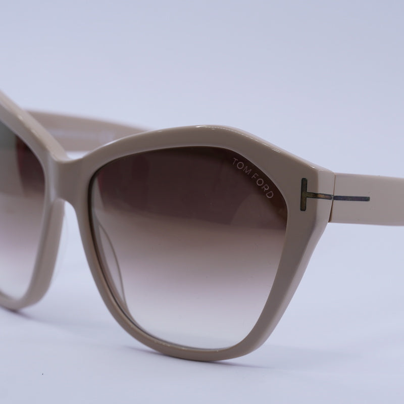 Gafas color café y rosado y nude