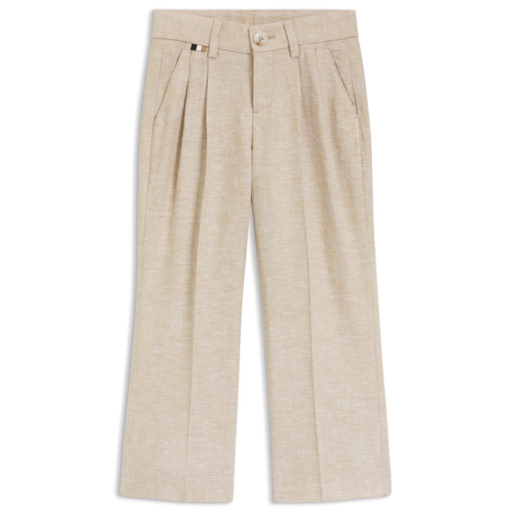 Pantalón infantil de mezcla de lino