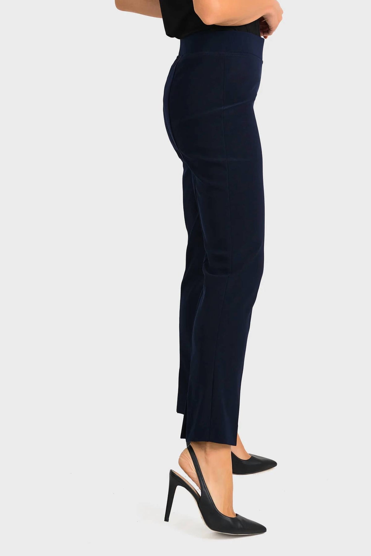 Pantalón de corte recto color azul