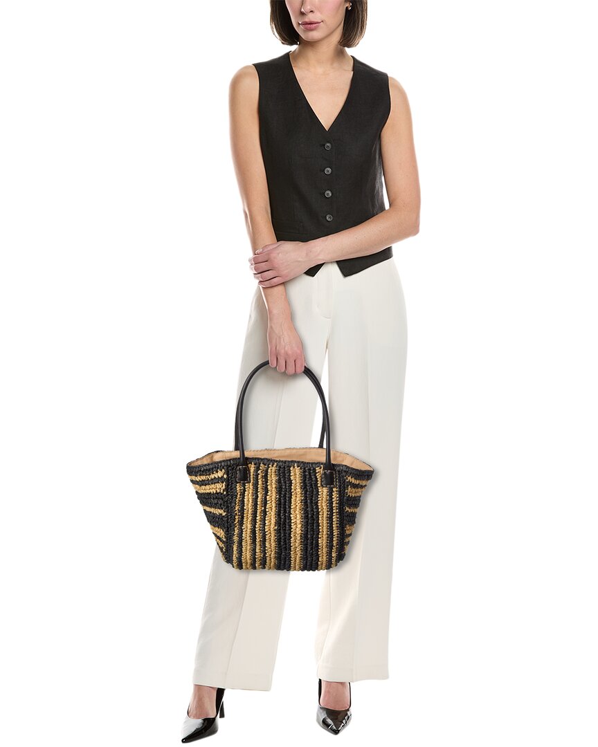 Bolso tote de cuero