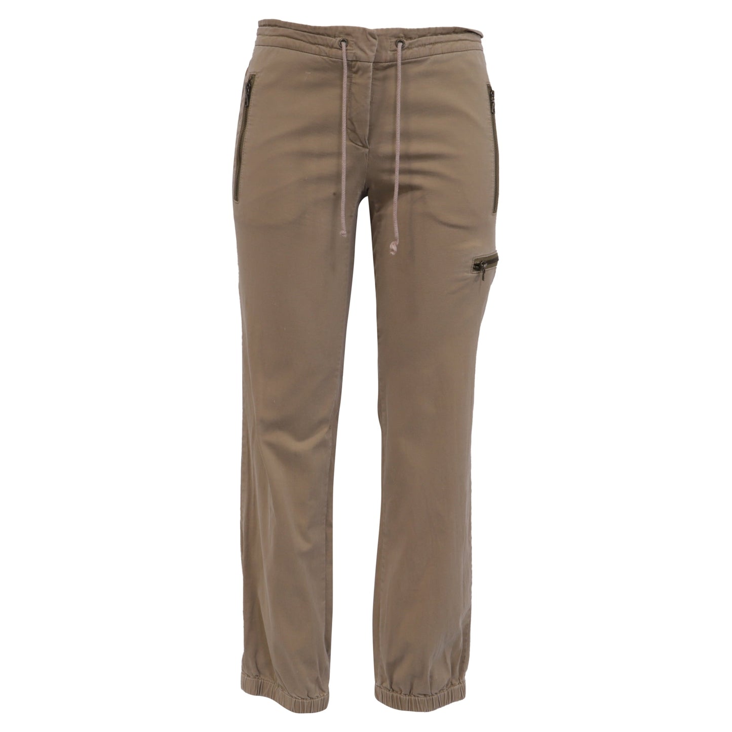 Pantalón de algodón color café