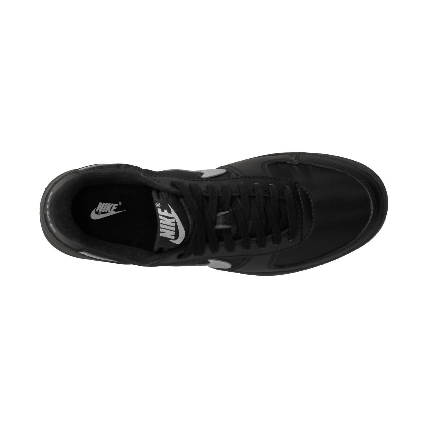 Tenis de mujer color negro y blanco y plateado