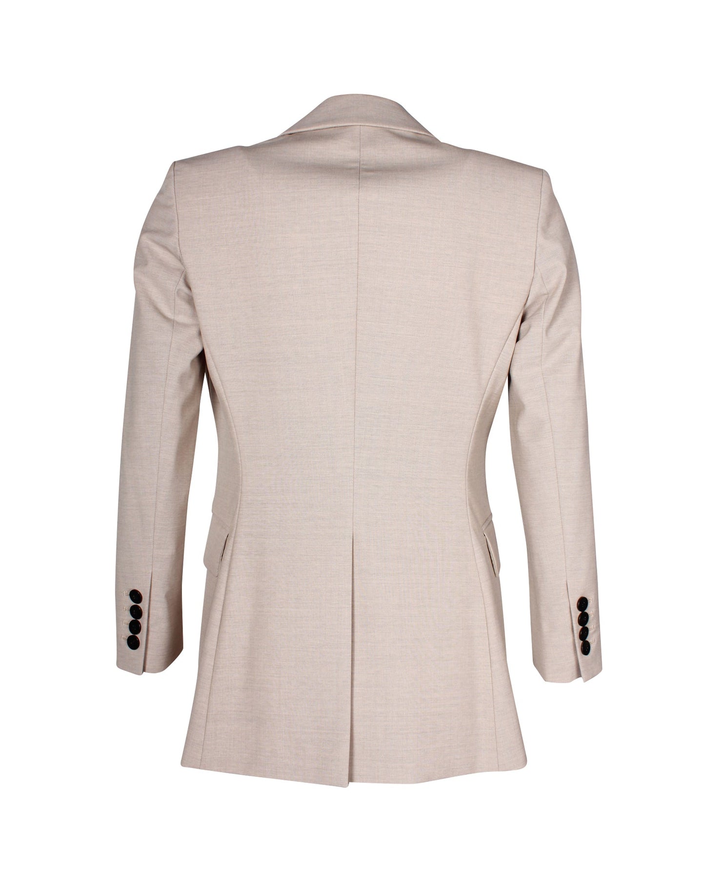 Blazer de lana color beige