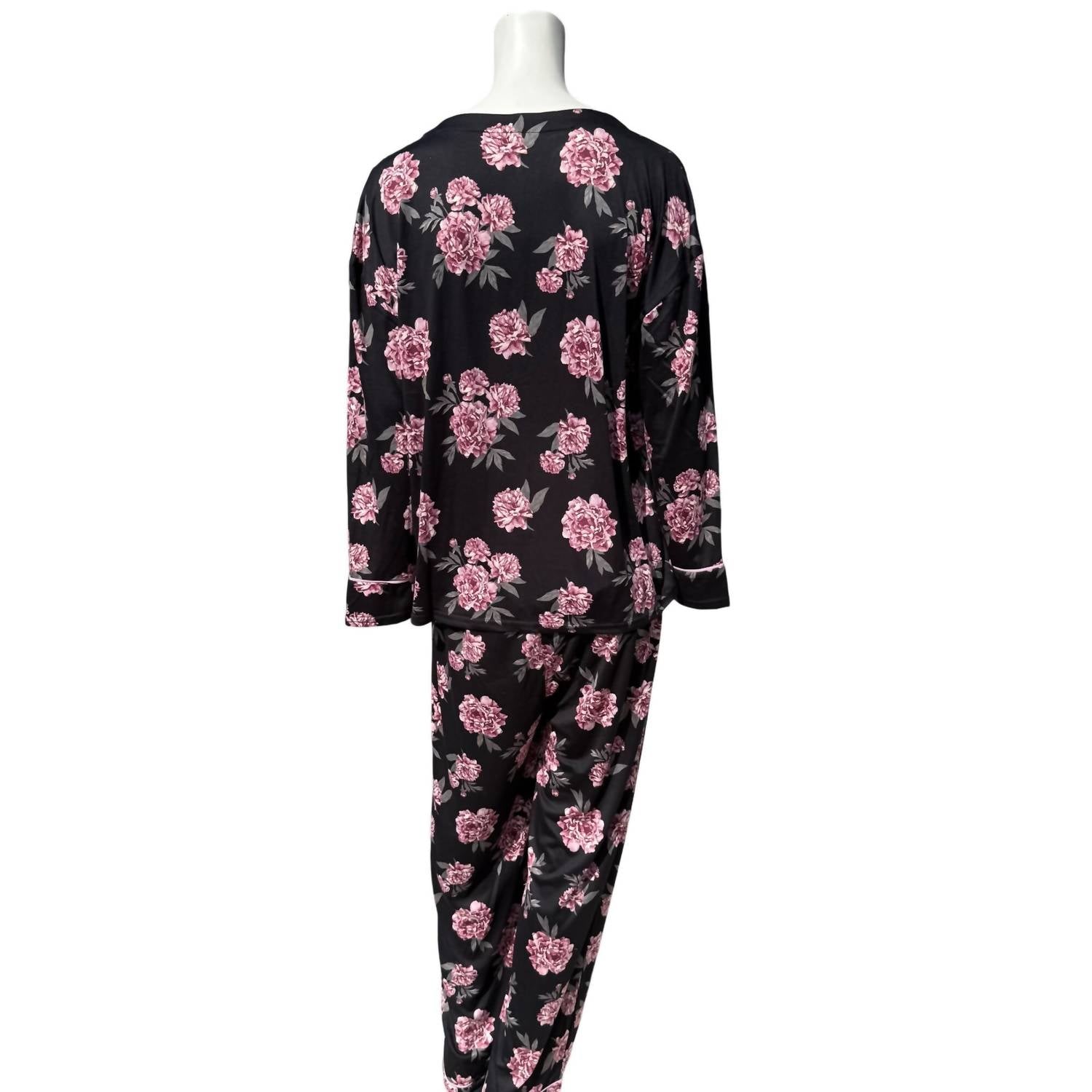 Pijama color negro y rosado