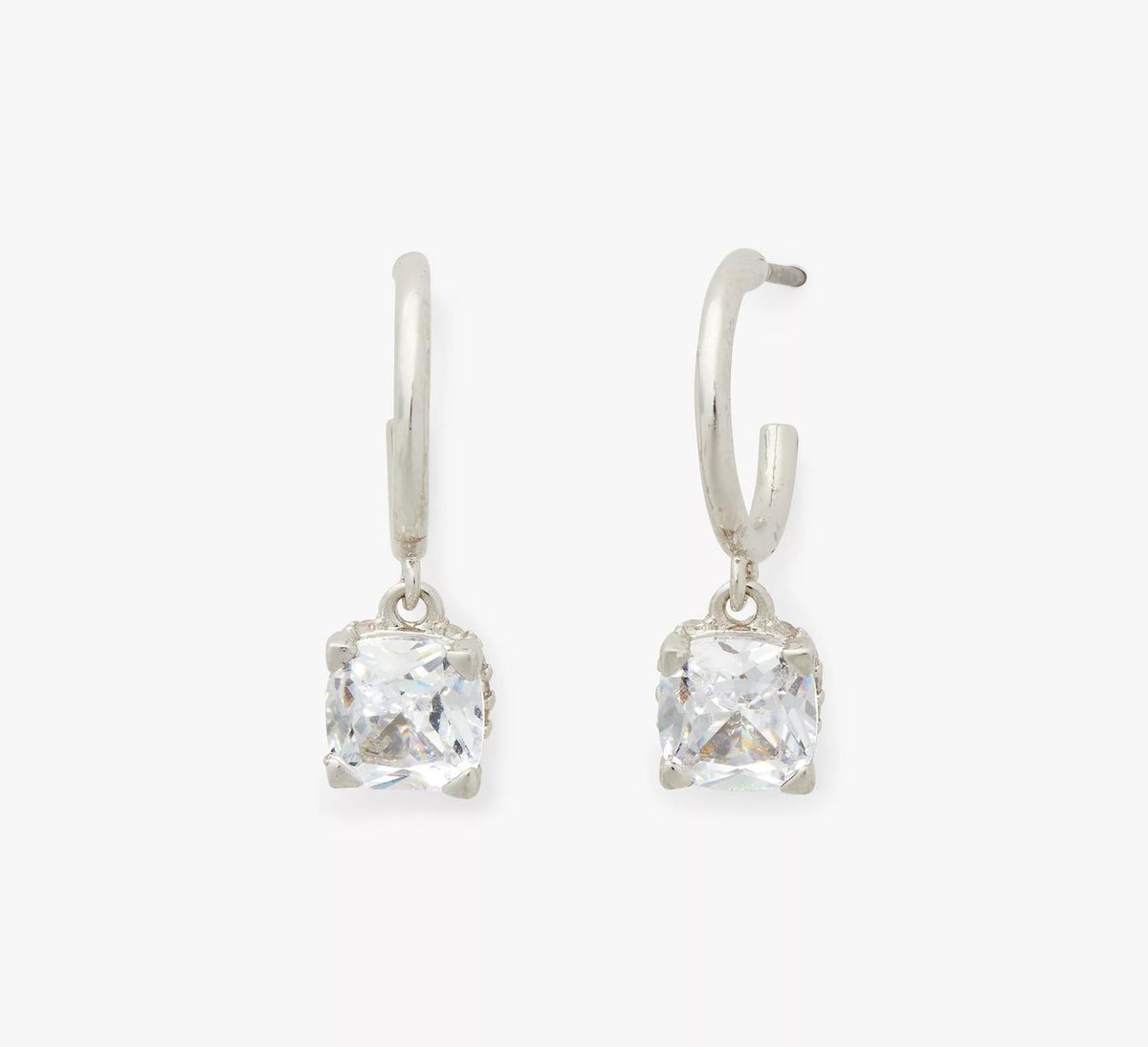 Aretes color plateado