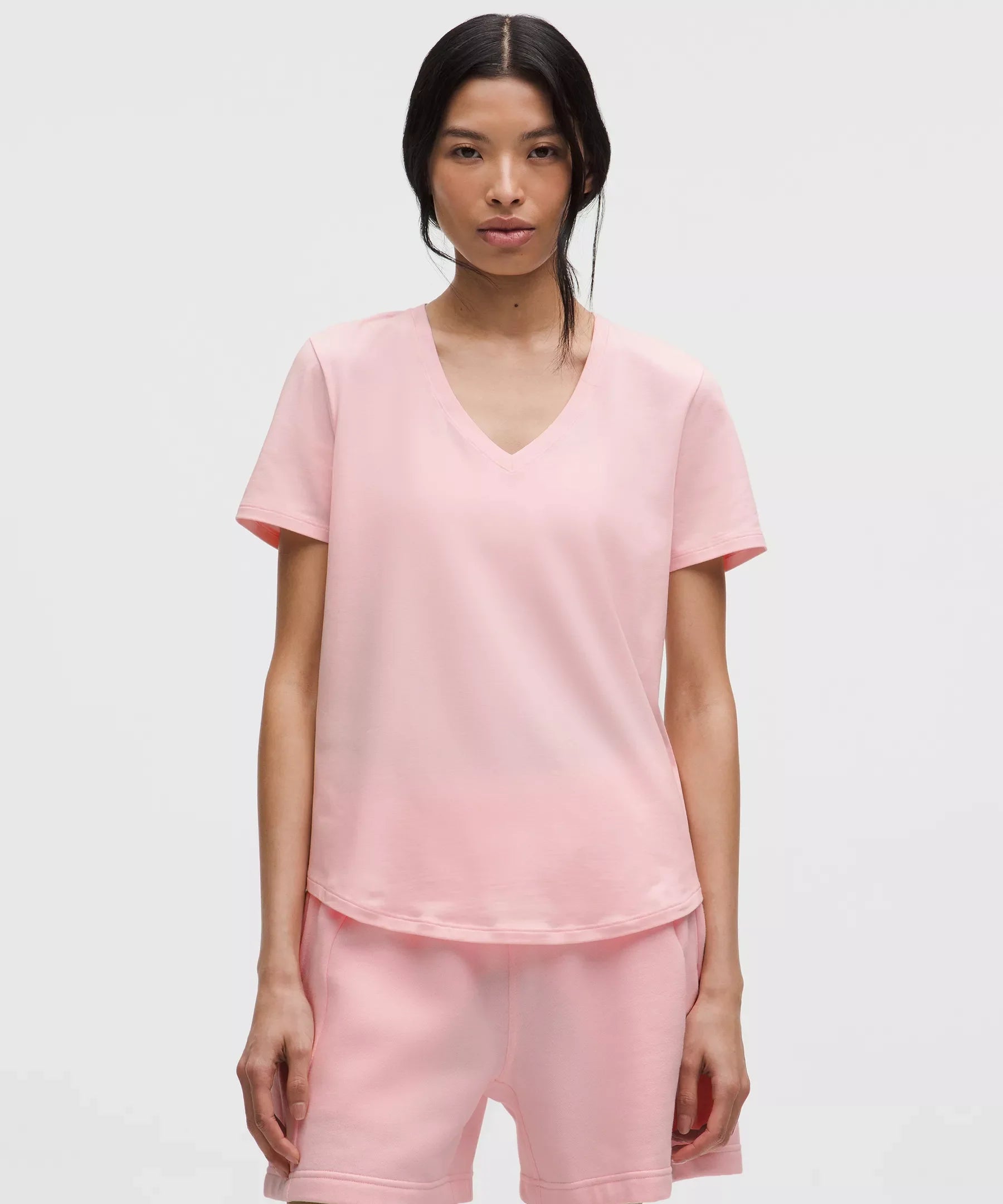 Camiseta con cuello en V