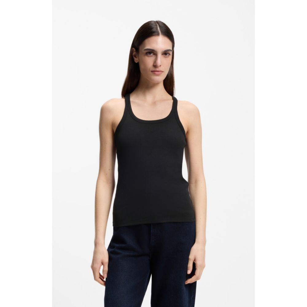 Camiseta sin mangas de algodón