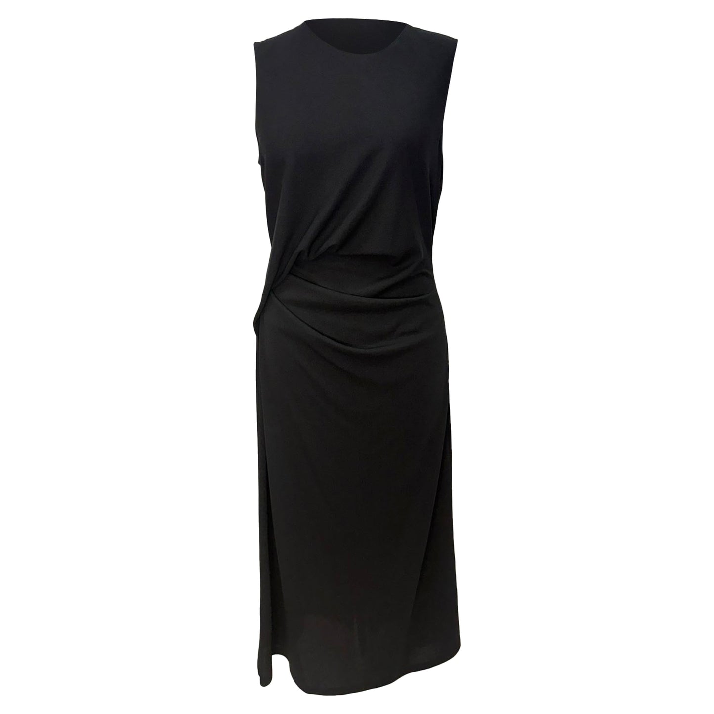 Vestido midi color negro
