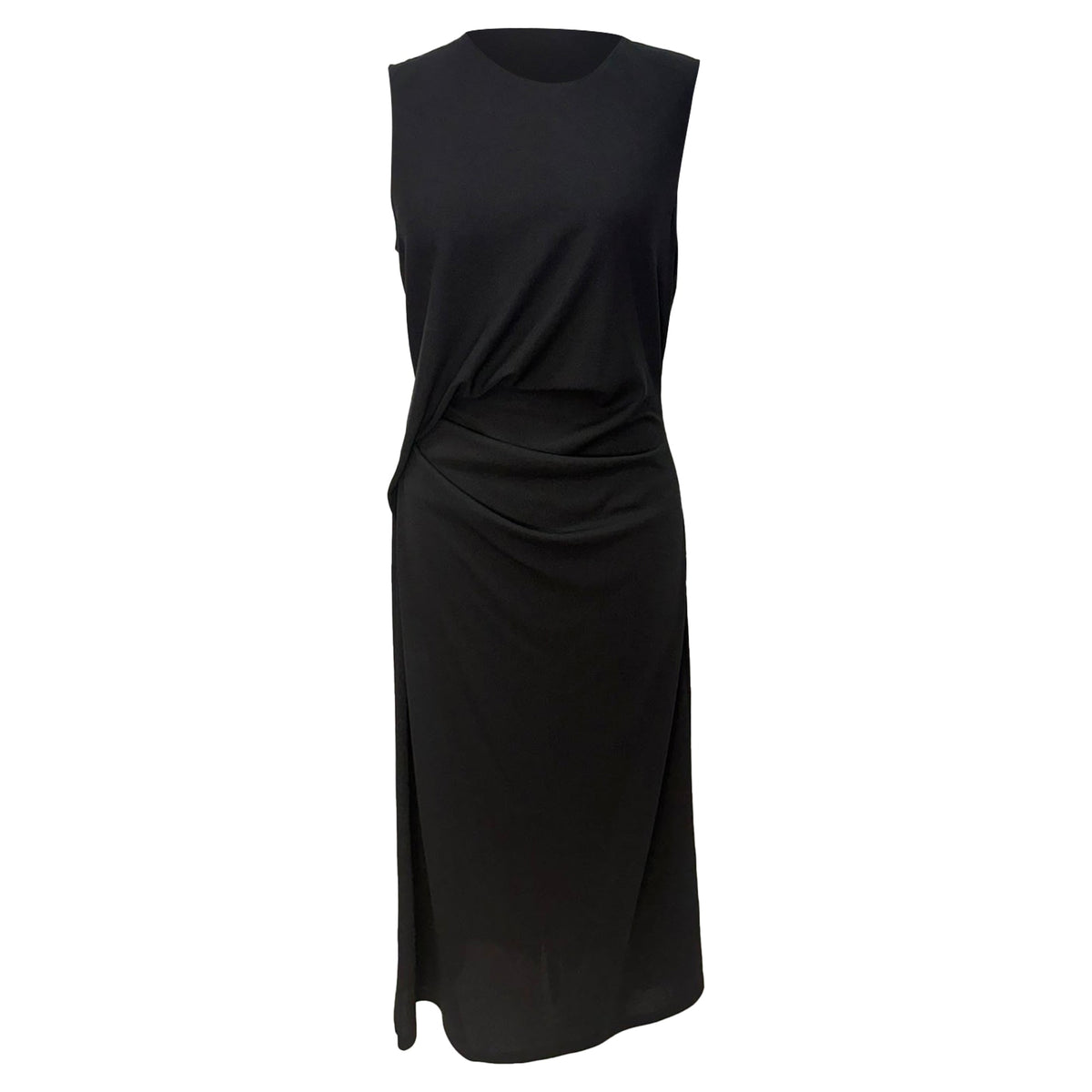 Vestido midi color negro