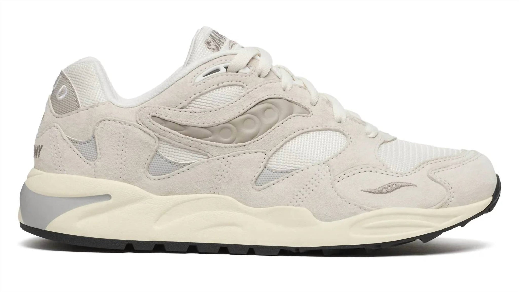 Tenis unisex color blanco y crema
