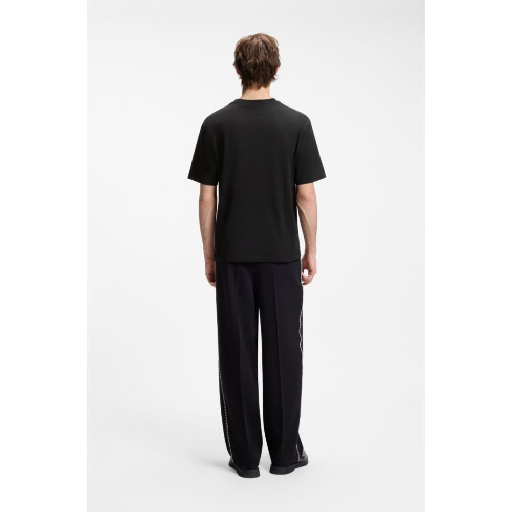 Camiseta de algodón con bordado