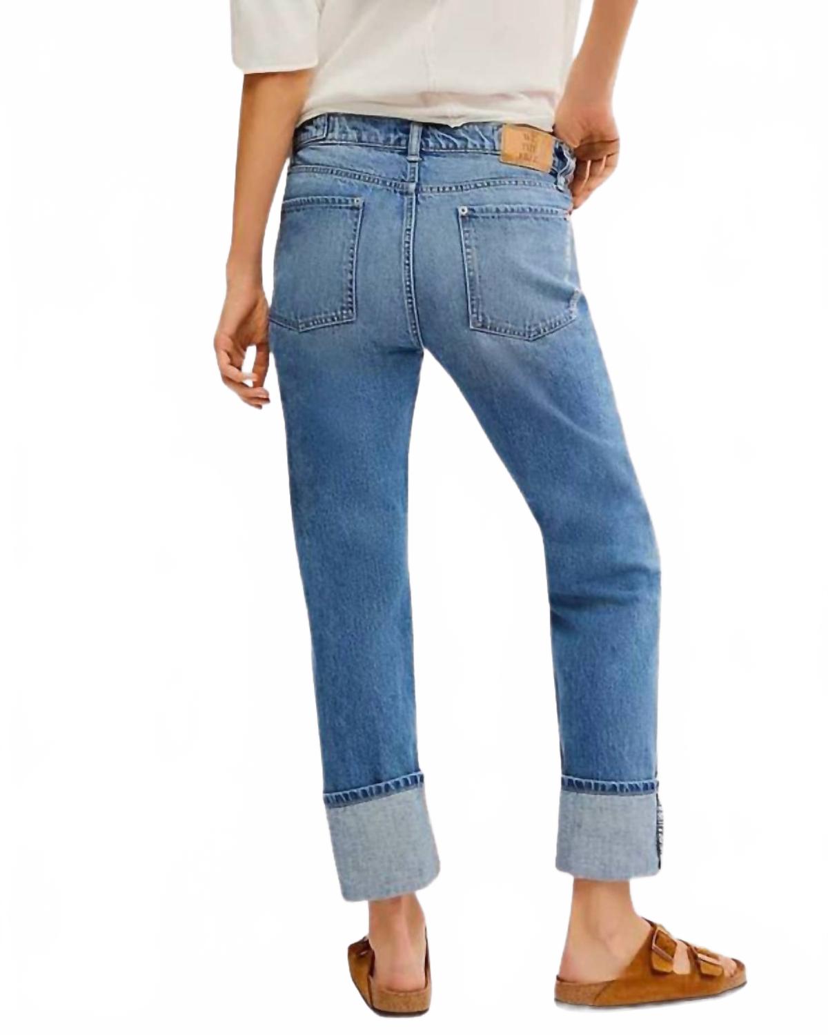 Jean color azul