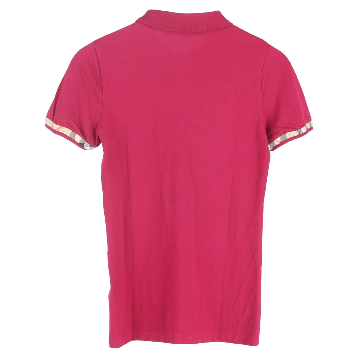 Polo de algodón color rojo y violeta
