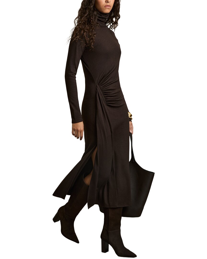 Vestido de lana midi