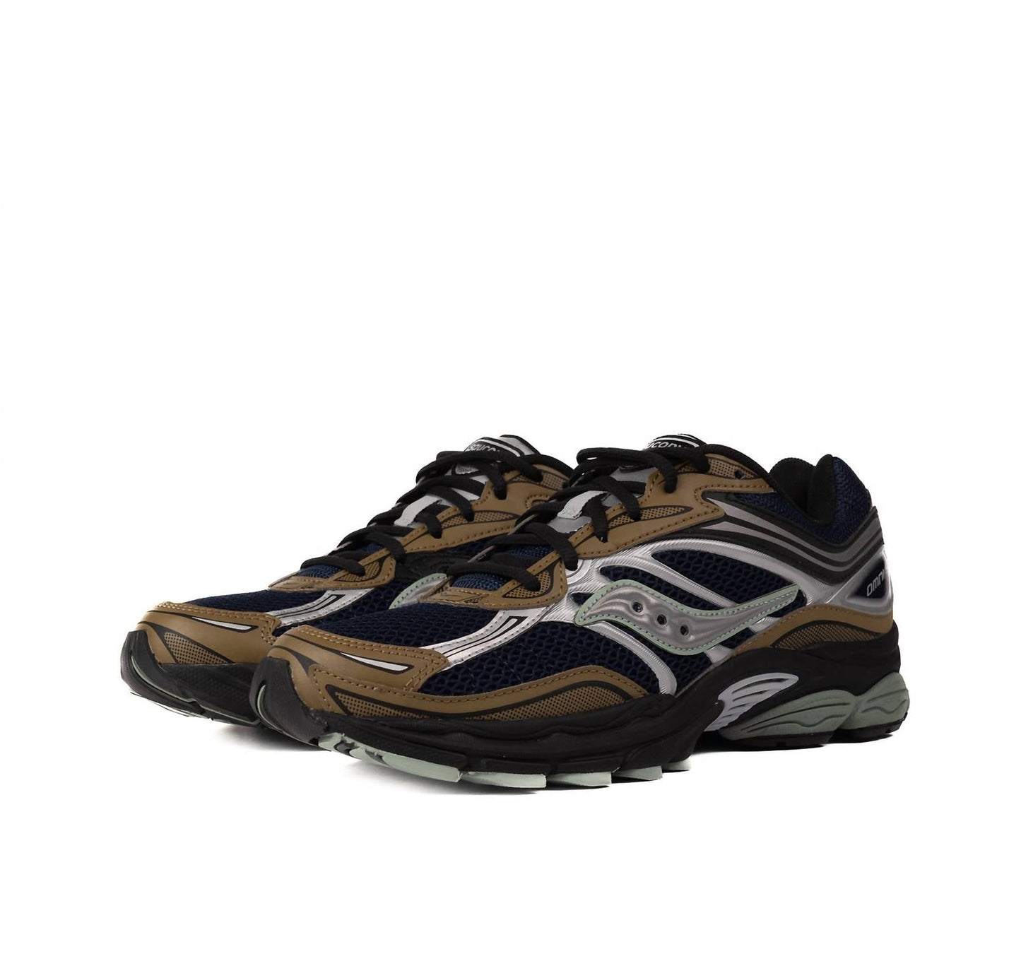 Tenis de hombre color azul marino y café