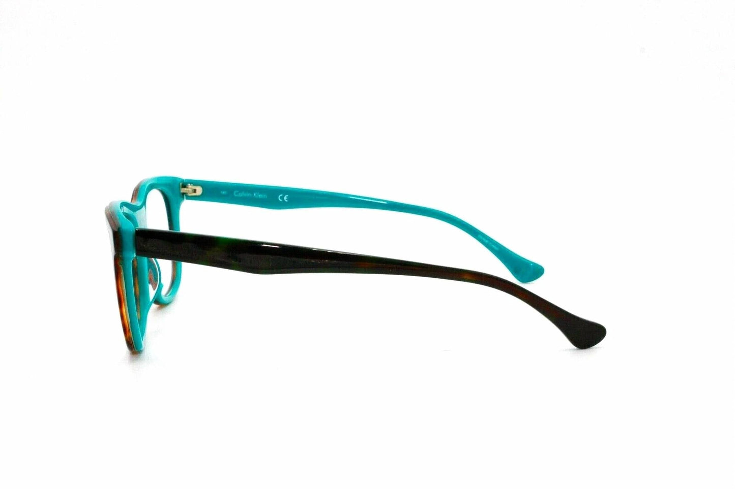 Montura para gafas unisex de montura cuadrada color café y verde