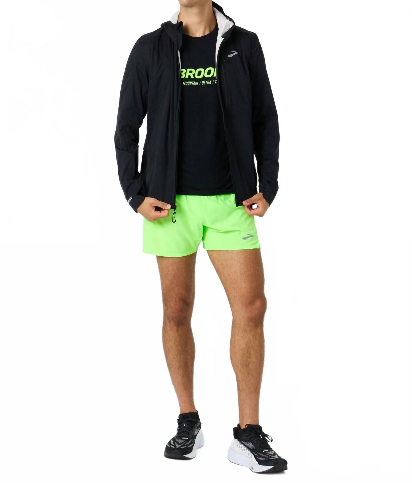 Chaqueta impermeable color negro