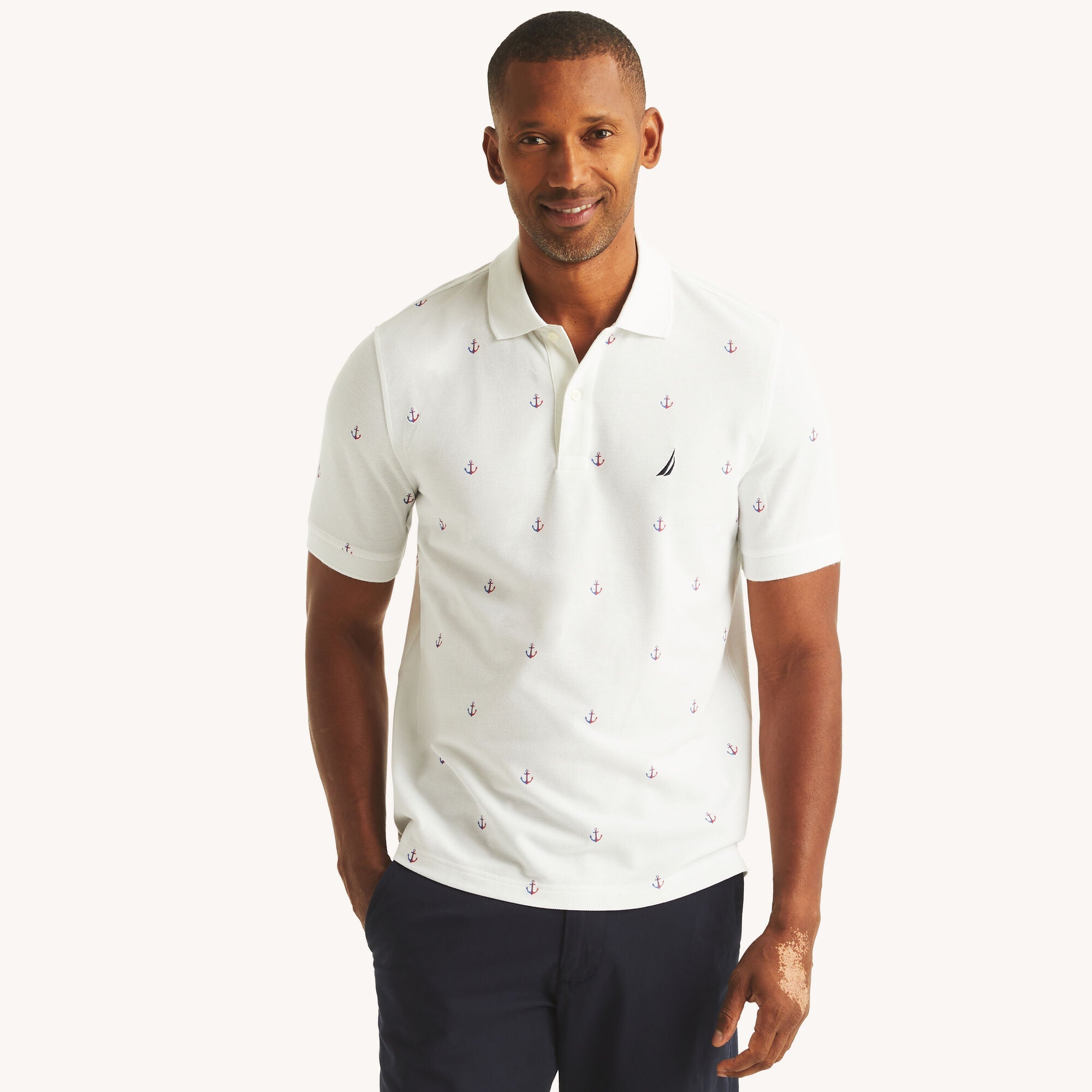 Polo de hombre con estampado