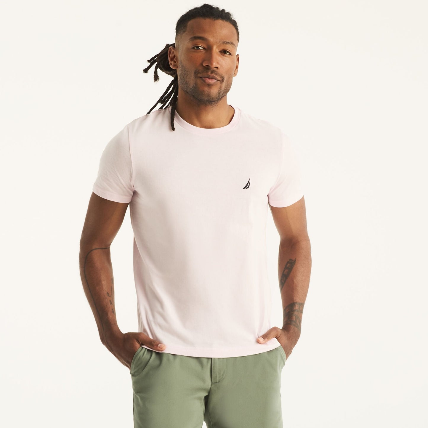 Camiseta de hombre con cuello redondo