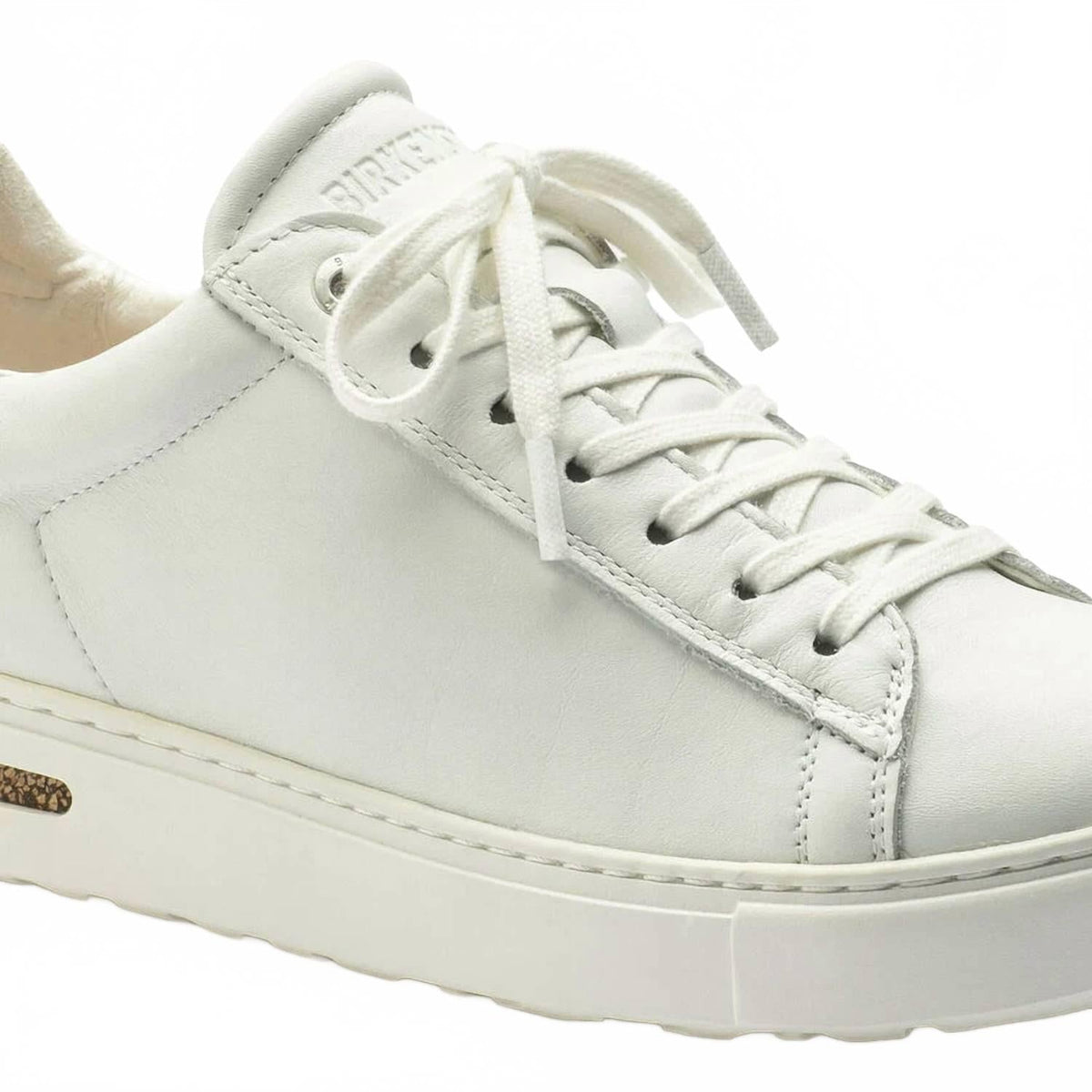 Tenis de mujer de cuero color blanco