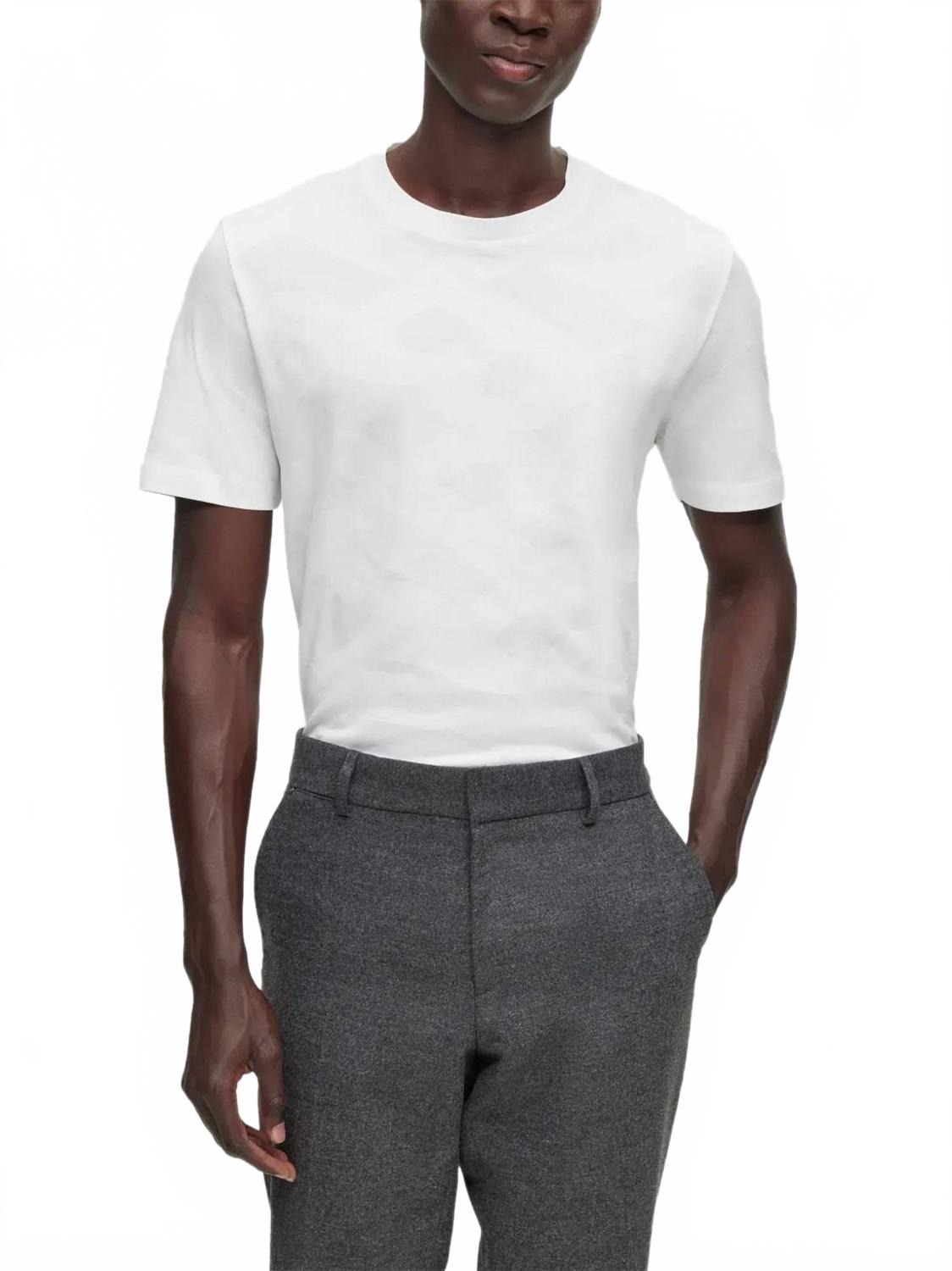 Camiseta de algodón color blanco