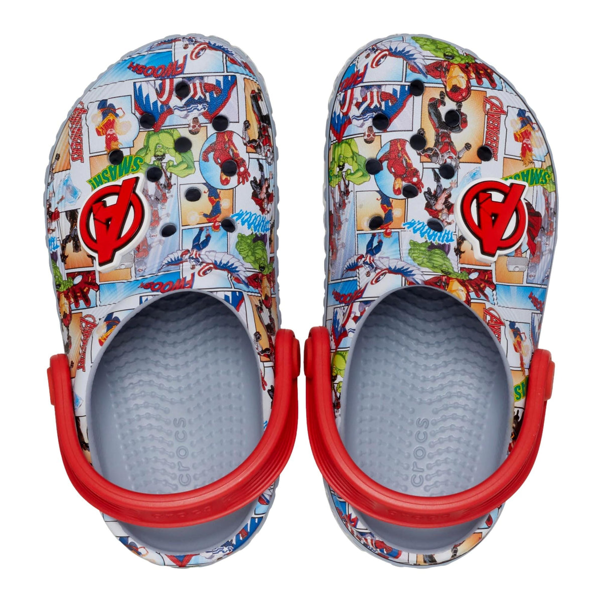 Zuecos infantil color azul y gris