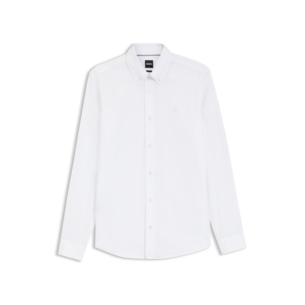 Camisa de algodón de corte ajustado