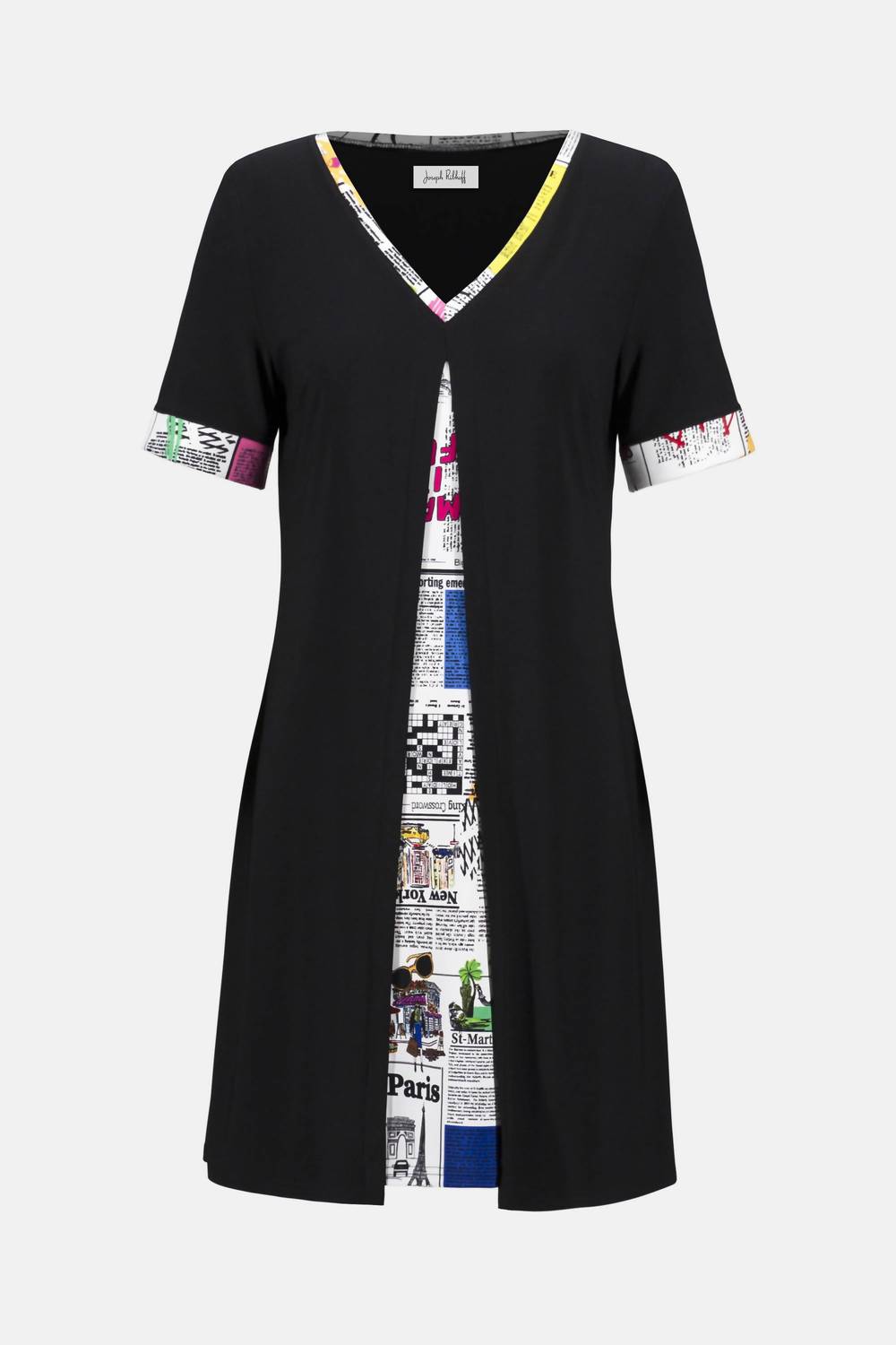 Vestido corto color negro