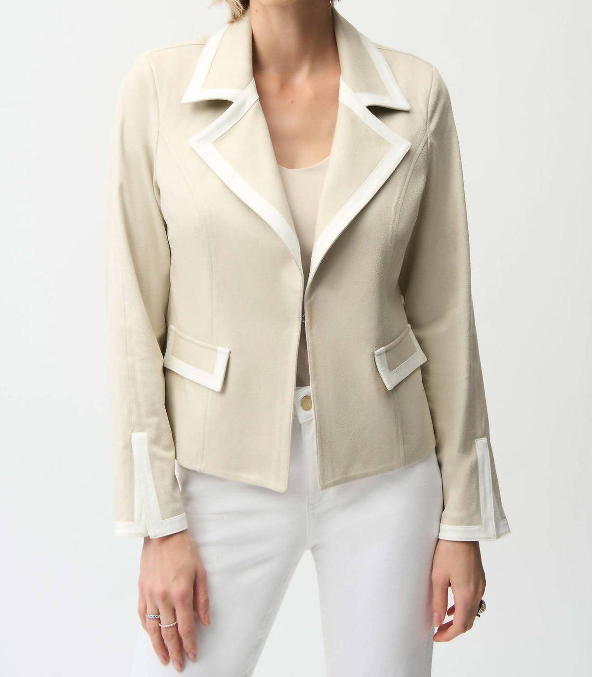 Chaqueta de gamuza sintética