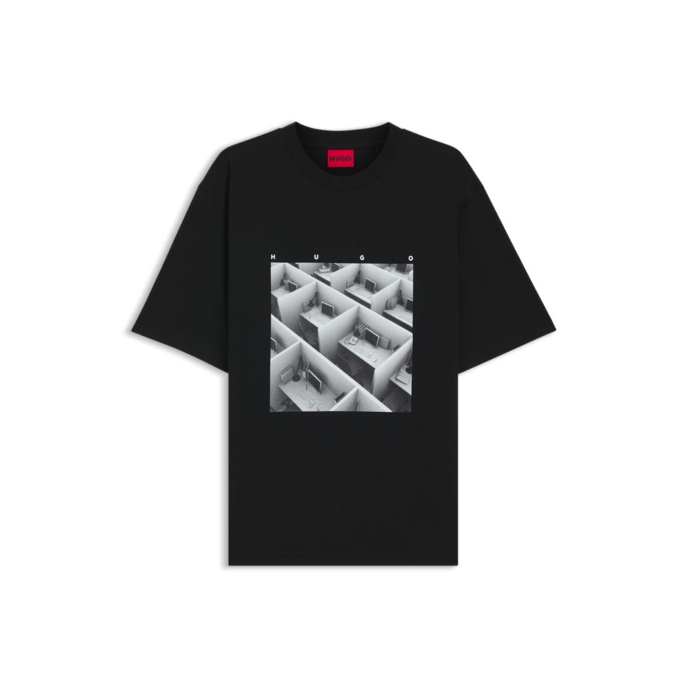 Camiseta de algodón con estampado